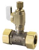 7/8 x 7/8 x 1/4 in. OD Compression Valve Tee