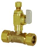Sioux Chief Brass OD Compression Valve Tee 