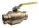 1 in. Forged Brass Full Port Press Ball Valve