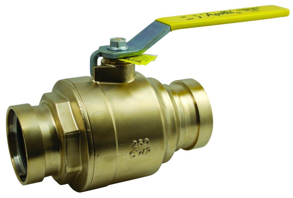 Apollo Valves Forged Brass Full Port Press Ball Valve 