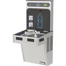 39-9/16 in. 8 gph Bottle Filling Station with Single Green ADA Cooler in Stainless Steel
