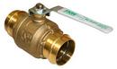 1/2 in. Full Port Water Service Forged Brass Ball Valve with Press Ends