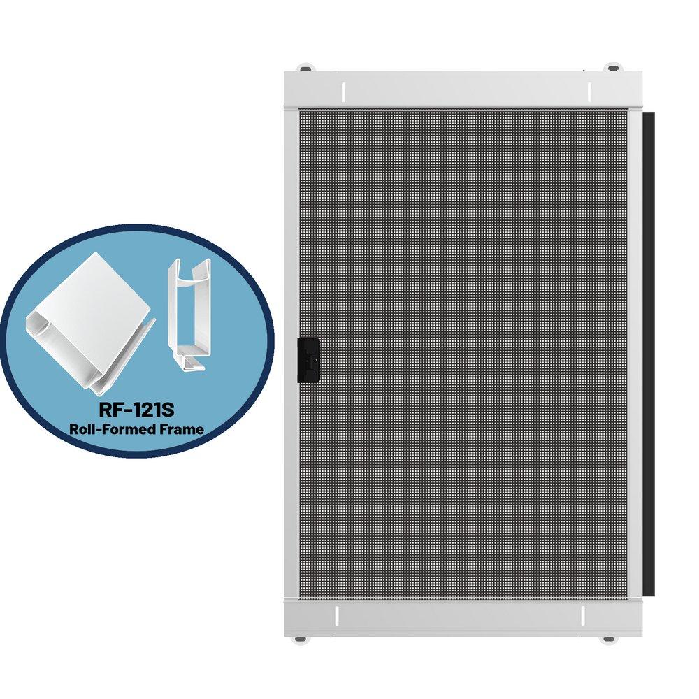 The RiteScreen Company White Steel and Fiberglass Slide Screen Door in White (Pack of 5) 