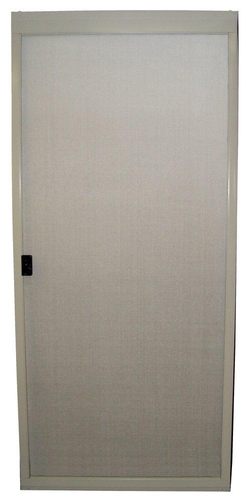 The RiteScreen Company Grey Steel and Fiberglass Slide Screen Door in Grey (Pack of 5) 