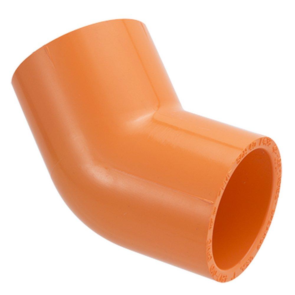 Spears&reg; Manufacturing Company Orange Socket Weld Painted CPVC 45 Degree Sprinkler Elbow 