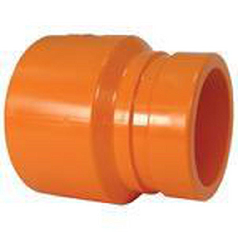 Spears&reg; Manufacturing Company Orange 3-27/32 in. Grooved x Socket Weld SDR 13.5 175 psi Domestic CPVC Sprinkler Coupling Adapter in Orange 