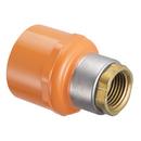 Spears&reg; Manufacturing Company Orange Socket Weld x FPT Orange CPVC Sprinkler Head Adapter with Gasket Sealed Brass Insert 