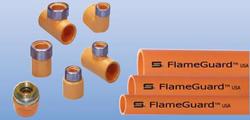 1 x 2-9/16 in. Socket Weld Domestic CPVC Sprinkler Union in Orange with FKM O-ring