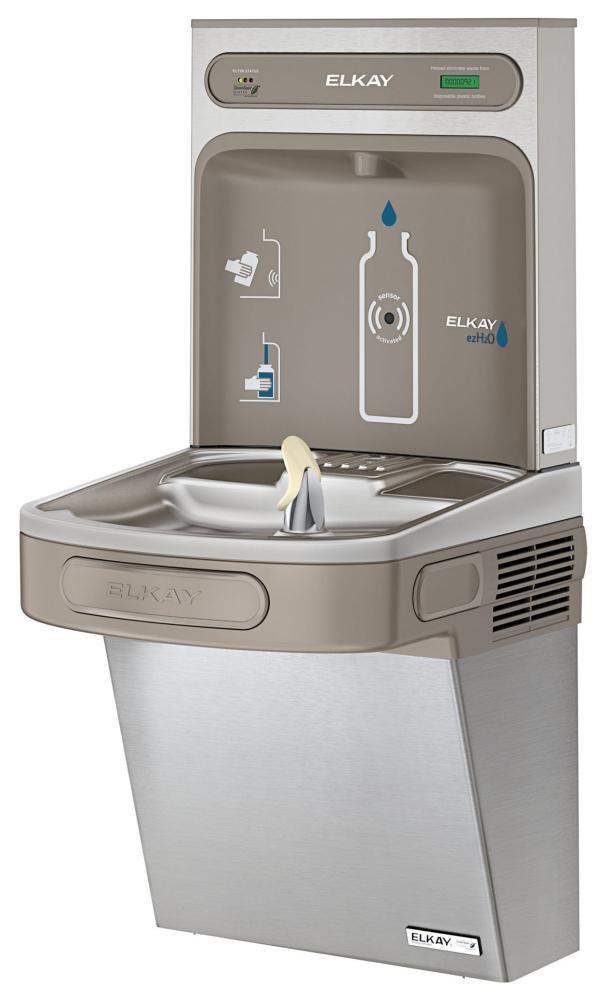Elkay Stainless Steel Stainless Steel Indoor Bottle Filling Station 