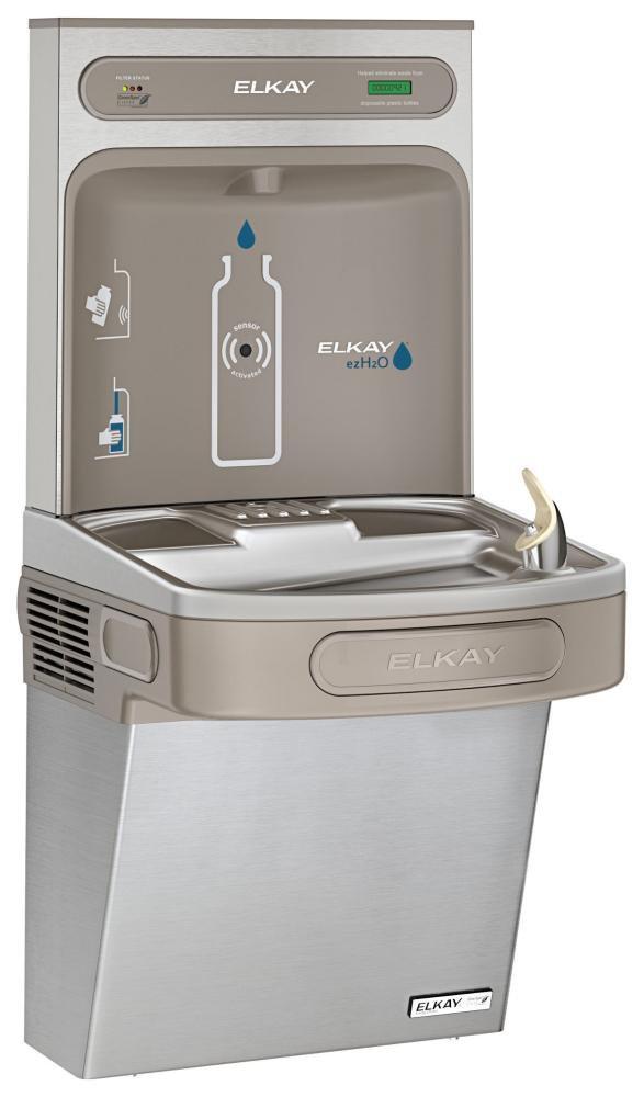 Elkay Stainless Steel Stainless Steel Indoor Bottle Filling Station 
