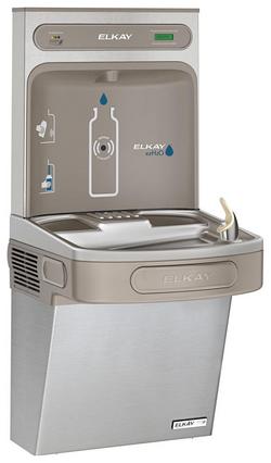 High Efficiency Bottle Filling Station & Single ADA Cooler in Stainless Steel