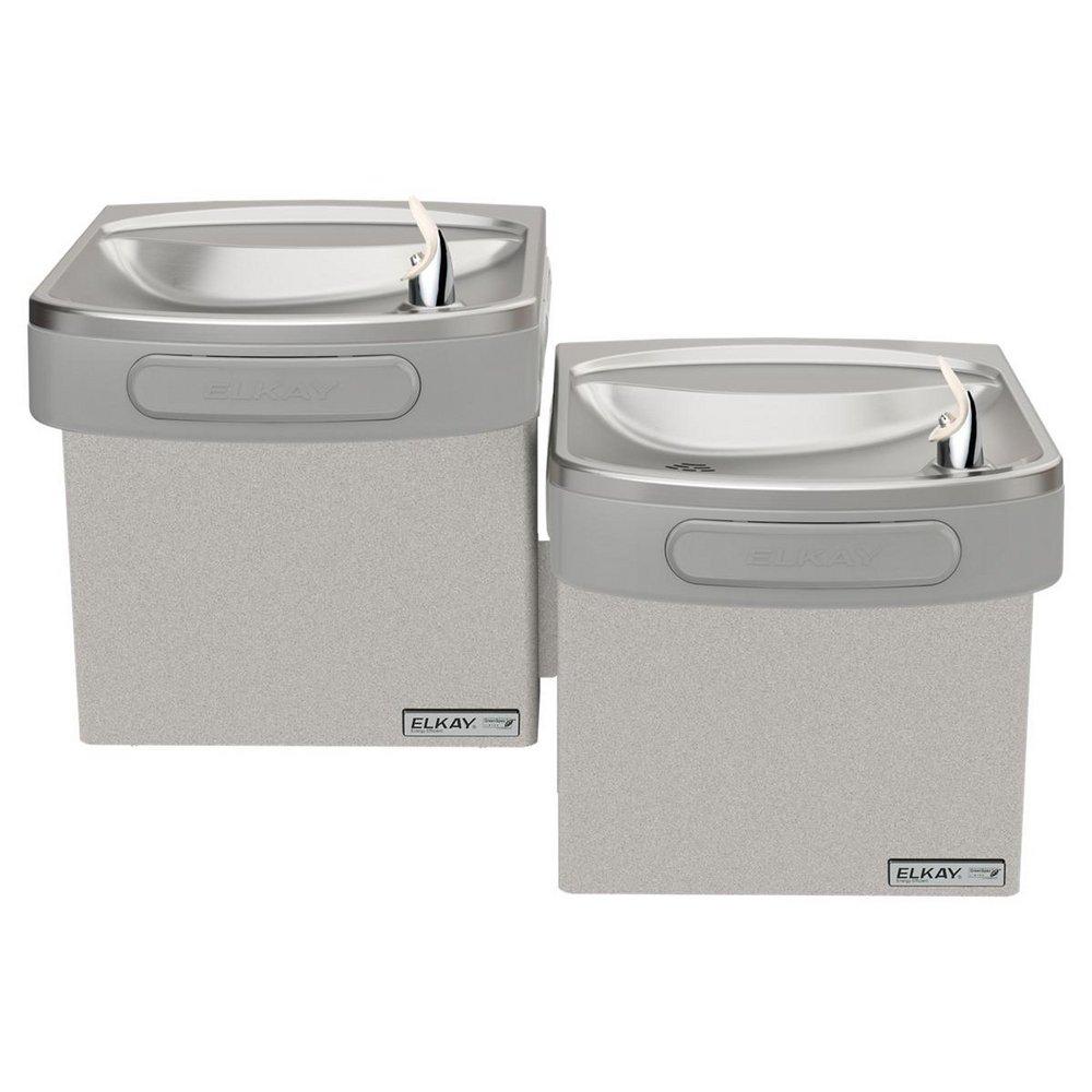 Elkay Light Grey Granite 25-5/16 in. 8 gph Wall Mount Bi-Level Green ADA Cooler 