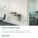 Elkay Light Grey Granite 25-5/16 in. 8 gph Wall Mount Bi-Level Green ADA Cooler 