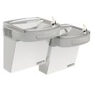 Elkay Stainless Steel 25-5/16 in. 8 gph Wall Mount Bi-Level Green ADA Cooler 