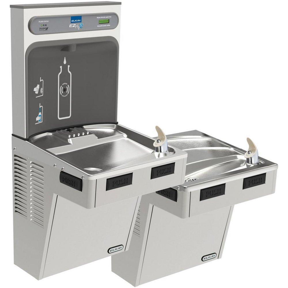 Elkay Stainless Steel Stainless Steel Indoor Bottle Filling Station 
