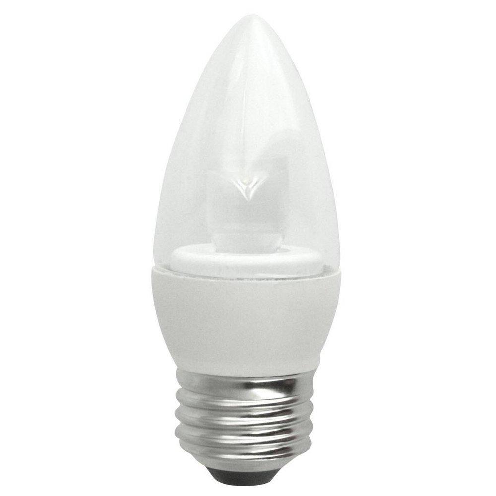 TCP Clear B11 Dimmable LED Light Bulb with Medium Base 
