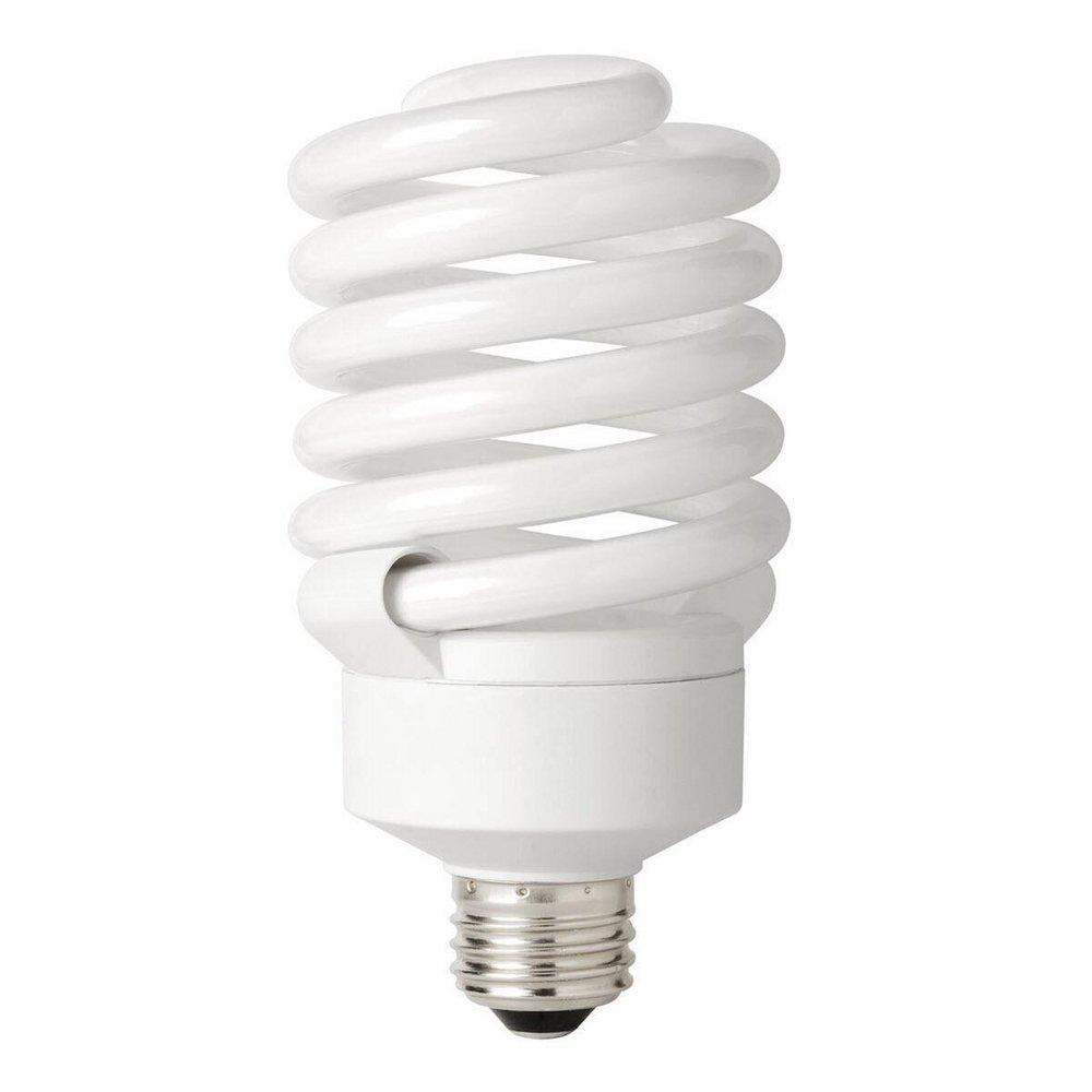 TCP Warm White T3 Compact Fluorescent Light Bulb with Medium Base 