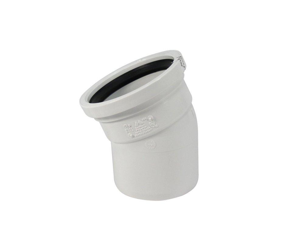 TRENCH TOUGH PLUS Gasket x Spigot 22-1/2 Degree SDR 35 Plastic Sewer Elbow 