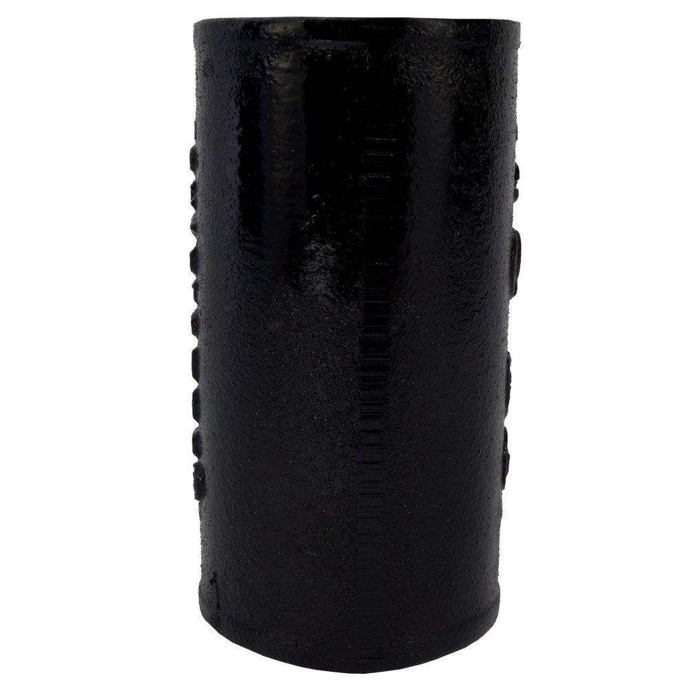 Black No Hub Cast Iron Reducing 1/8 Bend Combination Wye 