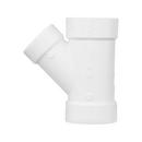White PVC DWV Wye 