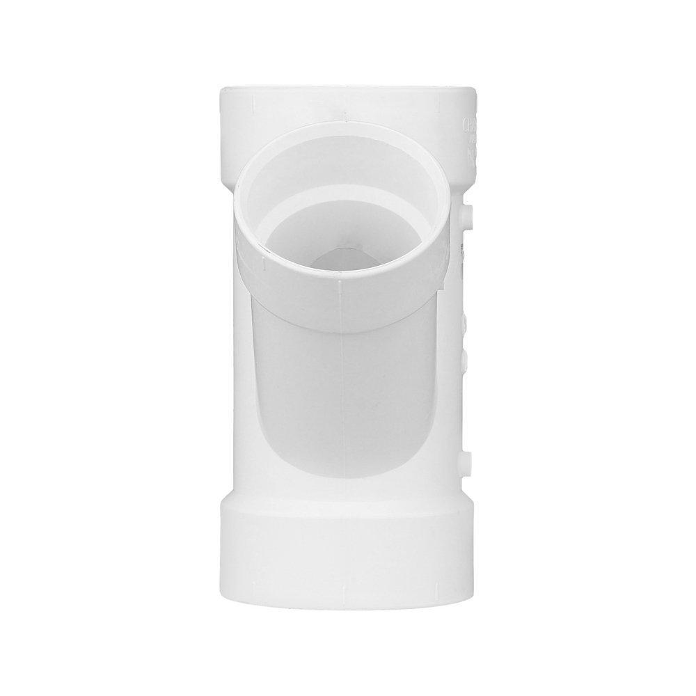 White PVC DWV Wye 