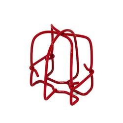 Red Enamel Double Hook Sprinkler Head Guard in Red (Piece of 1)