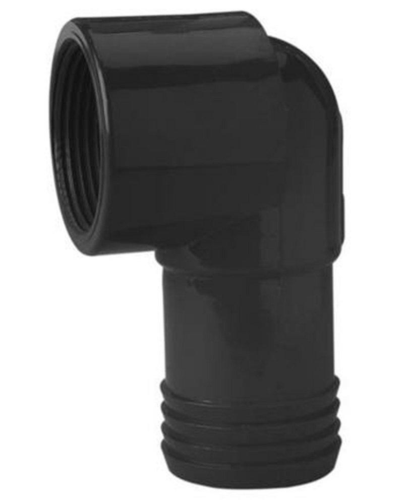 Harvard Grey Barbed x FPT PVC 90 Degree Reducing Combination Elbow 