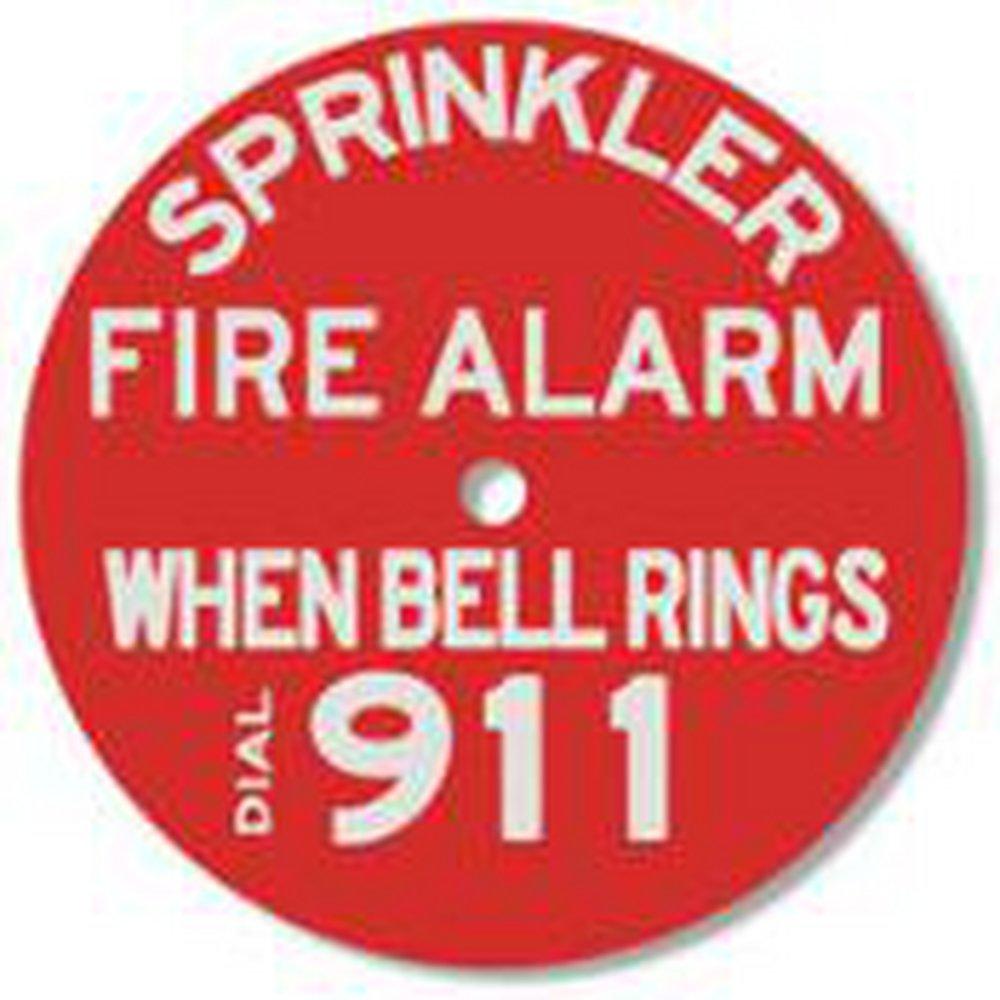 FPPI&reg; White Aluminum Fire Alarm Sign 