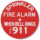 FPPI&reg; White Aluminum Fire Alarm Sign 