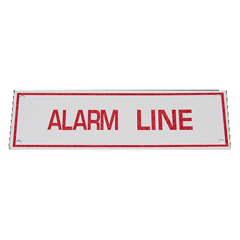 FPPI&reg; White 2 in. Aluminum Fire Sprinkler Sign 