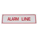 FPPI&reg; White 2 in. Aluminum Fire Sprinkler Sign 