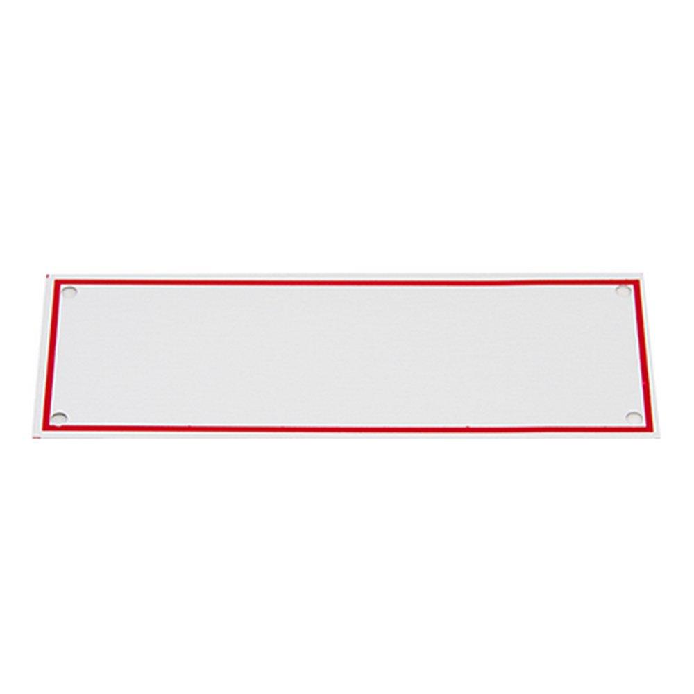 FPPI&reg; White 2 in. Aluminum Fire Sprinkler Sign 