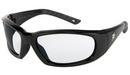 Clear Anti-Fog Lens Black Frame Safety Glasses