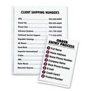 Clear 12 in. Self Adhesive Ticket Holder 