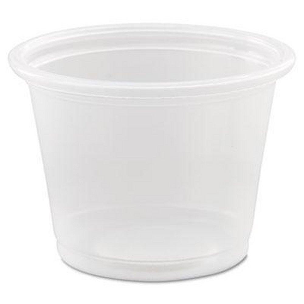 Dart Container Clear Plastic Portion Cup in Clear (Case of 125) 