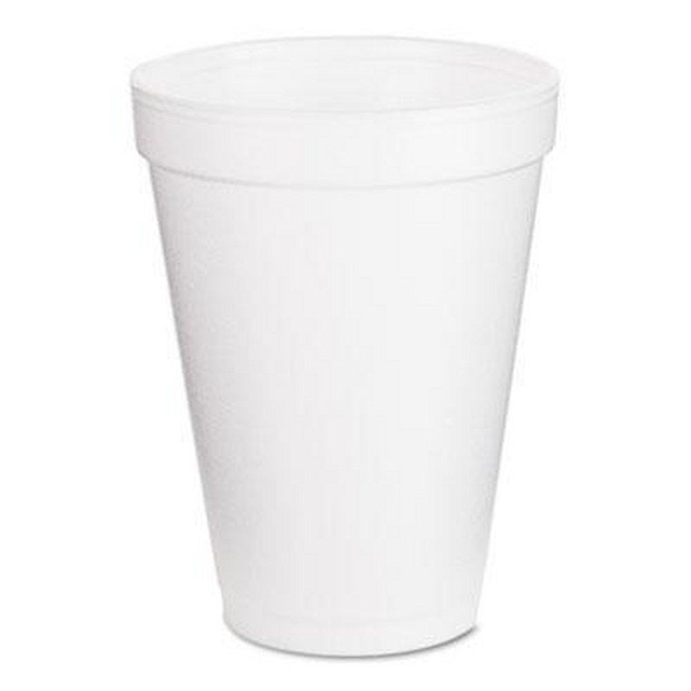 Dart Container White 12 oz. Hot and Cold Foam Cup in White (Case of 1000) 