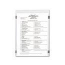 Clear 11 in. Magnetic Ticket Holder 