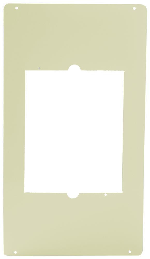 Cadet Manufacturing White Small Metal Adapter Plate for Com-Pak CS Series Wall Heaters 