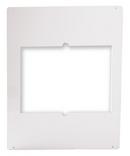 Metal Adapter Plate in White for Com-Pak Twin CST Series Electric Wall Heaters