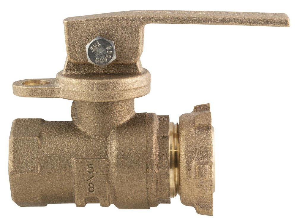 Ford Meter Box 3-5/34 in. FIP No-Lead Ball Valve 