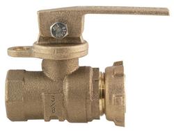 5/8 x 3/4 x 3-5/34 in. FIP No-Lead Ball Valve