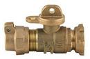 Ford Meter Box Pack Joint x Meter Yoke Brass Ball Valve with Tee Handle 