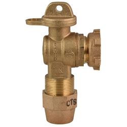 5/8 in. Grip Joint x Meter Yoke Brass Ball Valve