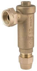 5/8 x 3/4 in. Meter Swivel x Grip Joint Brass Angle Cartridge Dual Check Valve