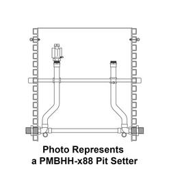 42 in. Brass Pit Setter