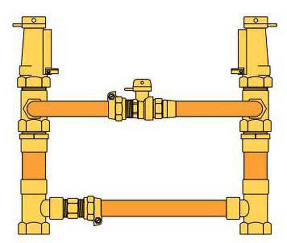 Ford Meter Box D P Swivel Copper Meter Setter 