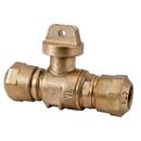 Ford Meter Box Quick Joint Brass Ball Valve Curb Stop 