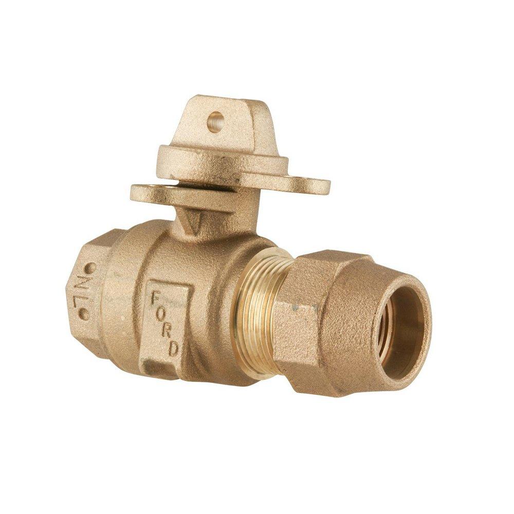 Ford Meter Box 3/4 in. Grip Joint x FIPT Brass Ball Valve Ford Meter Box 3/4 in. Grip Joint x FIPT Brass Ball Valve