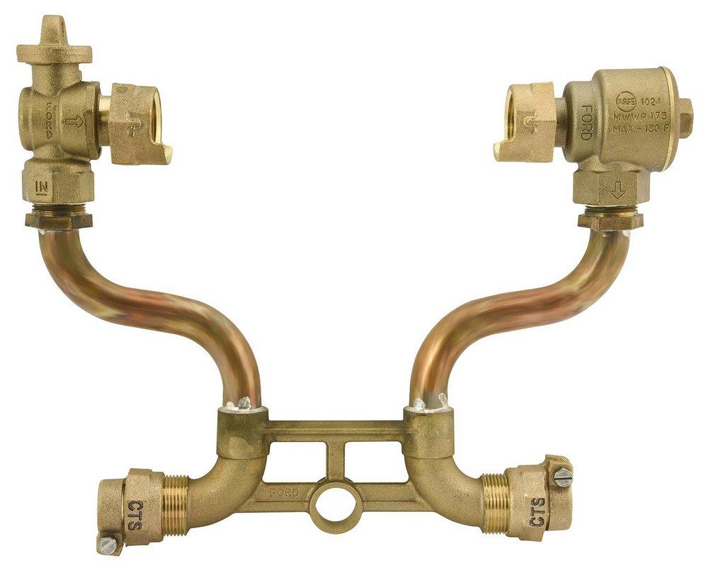 Ford Meter Box CTS Pack Joint x MIPT Copper Meter Setter 