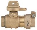 3/4 in. Pack Joint x FIPT Brass Ball Curb Valve